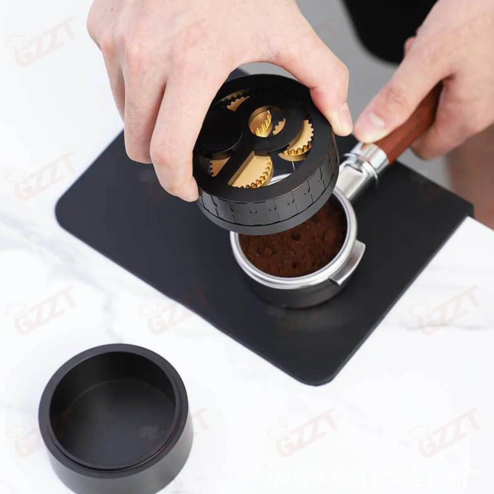 Kit Accessori Caffe Espresso 58 mm,WDT Tool,Set Anello Dosatore e Schermo Caffè Espresso,Accessori per Macchine Caffè Espresso per Portafiltro da 58mm