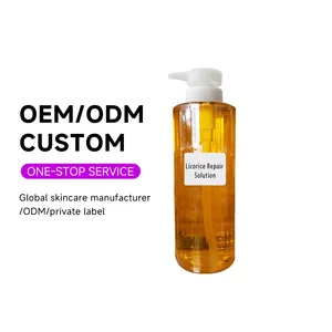 OEM Natural Organic Licorice Extract Oils Whitening Vitamin c Moisturizing Anti Aging Facial Oil Serum Soothing Face Skin Care