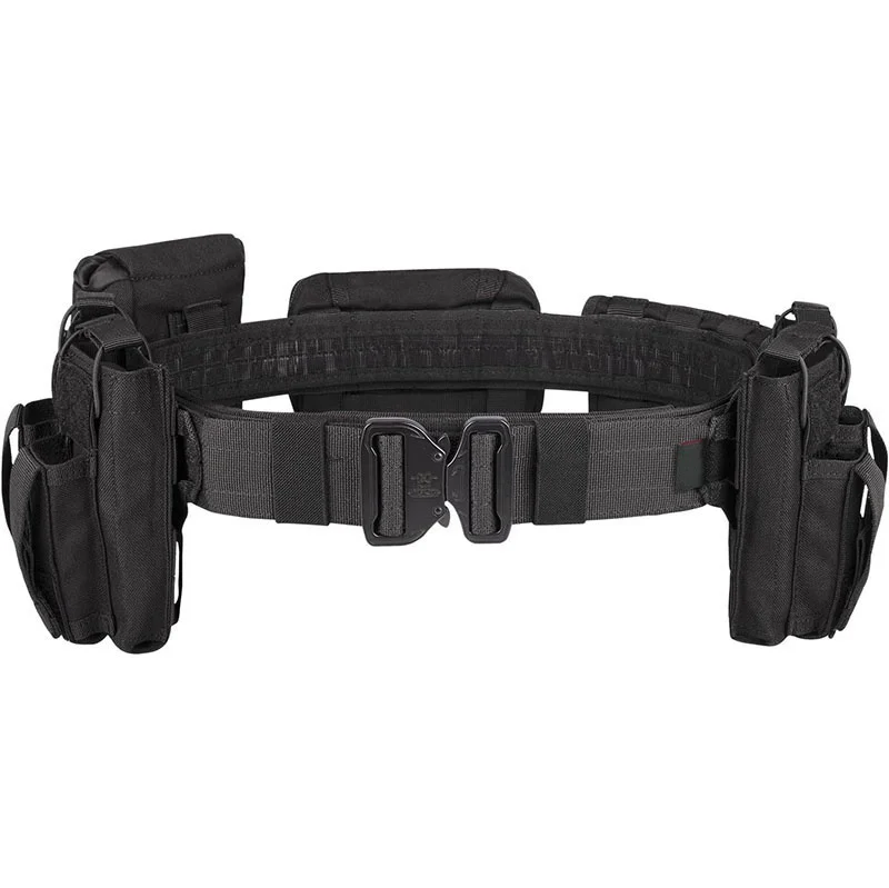 Outdoor Multifunctional Security Duty Equipment Quick-release Buckle Detachable Tactical Belt with Accessories Duty Belts