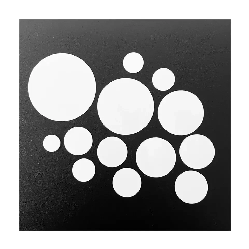 Aluminium Sublimation Blank Disc Round Sublimation Metal Sheet Necklace Blanks Disk for Jewelry Pendants Insert