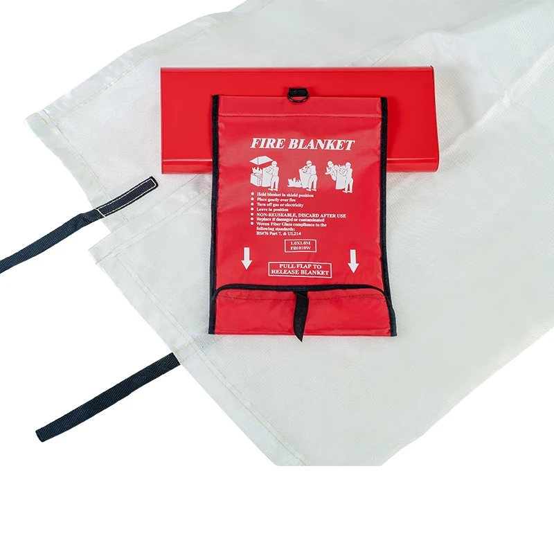 Emergency Survival Fiberglass Fire Blanket for the Kitchen,fireplace, Grill,car ,camping 5 Emergency Survival Fiberglass Fire Blanket for the Kitchen,fireplace, Grill,car ,camping - Image 5