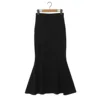 black midi skirt