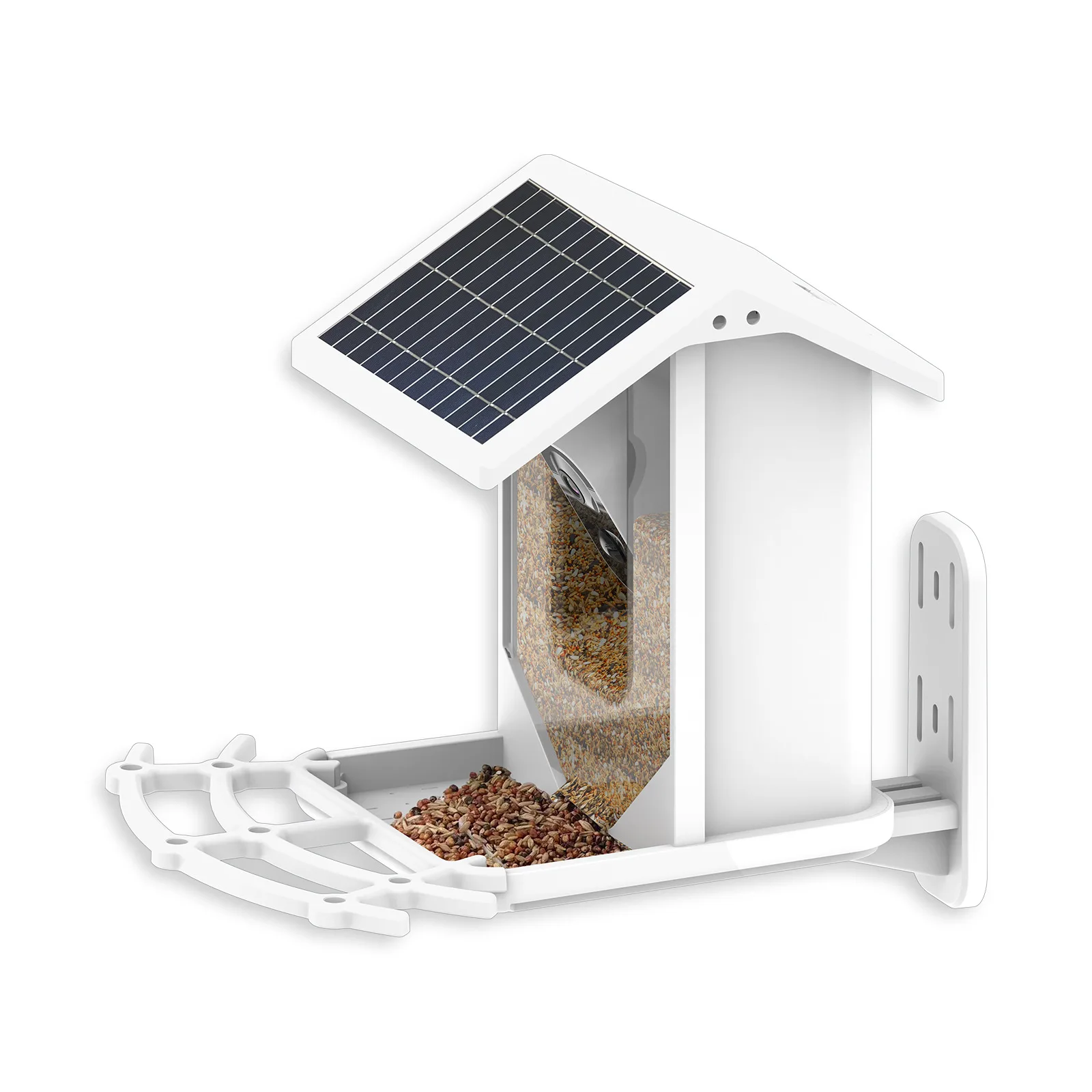 Hot Newest Solar Chargeable AI Recognition Bird Feeder With Camera