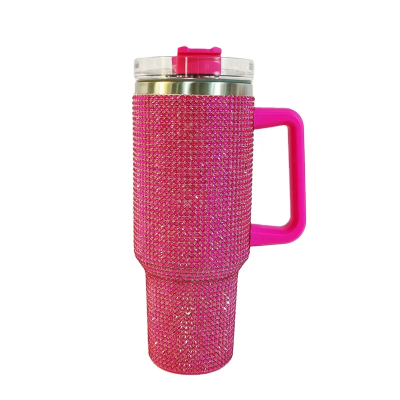 Bsbh 40oz Glitter Stainless Steel Tumbler Mug Double Wall Vacuum ...