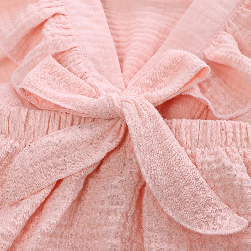 Оптовая продажа бутик летняя детская одежда для новорожденных детский муслиновый