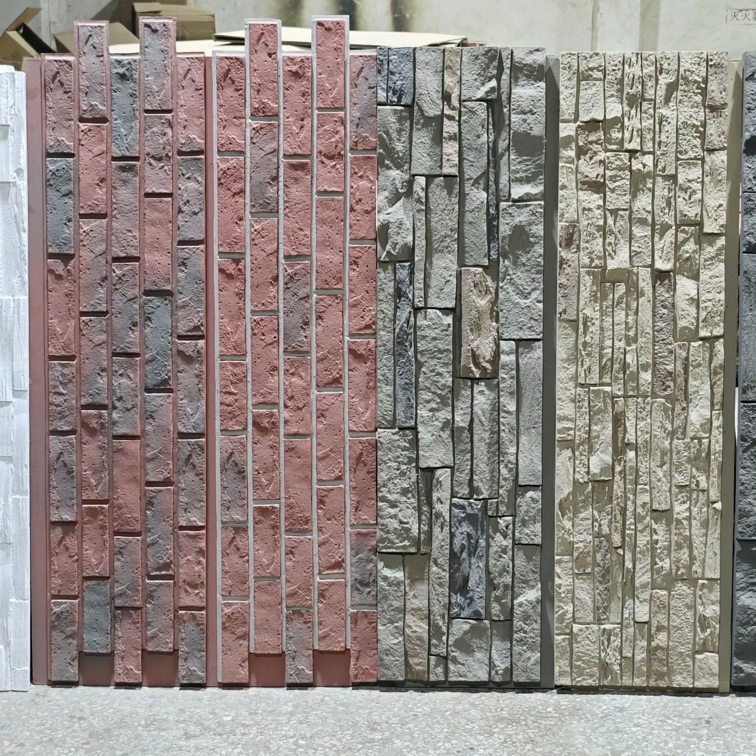 New Arrival Modern 3D Model Artificial 3D PU Faux Brick Stone Wall Panels Hotel Decorative Column Wraps Pillar for Luxury Look