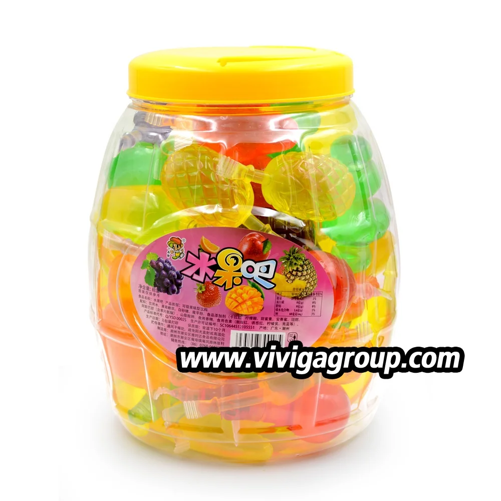 Summer Snack Fruit Shape Liquid Jelly Candy Ice Pop