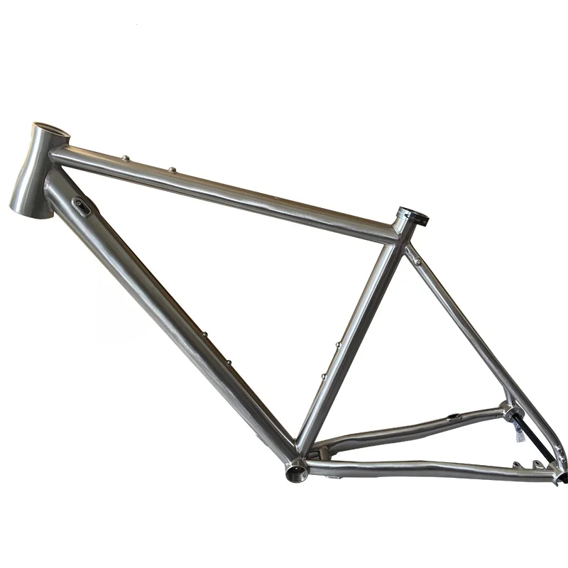 Gr9 Titanium Gravel Bike Frame With Carbon Fork Bicycle Frame