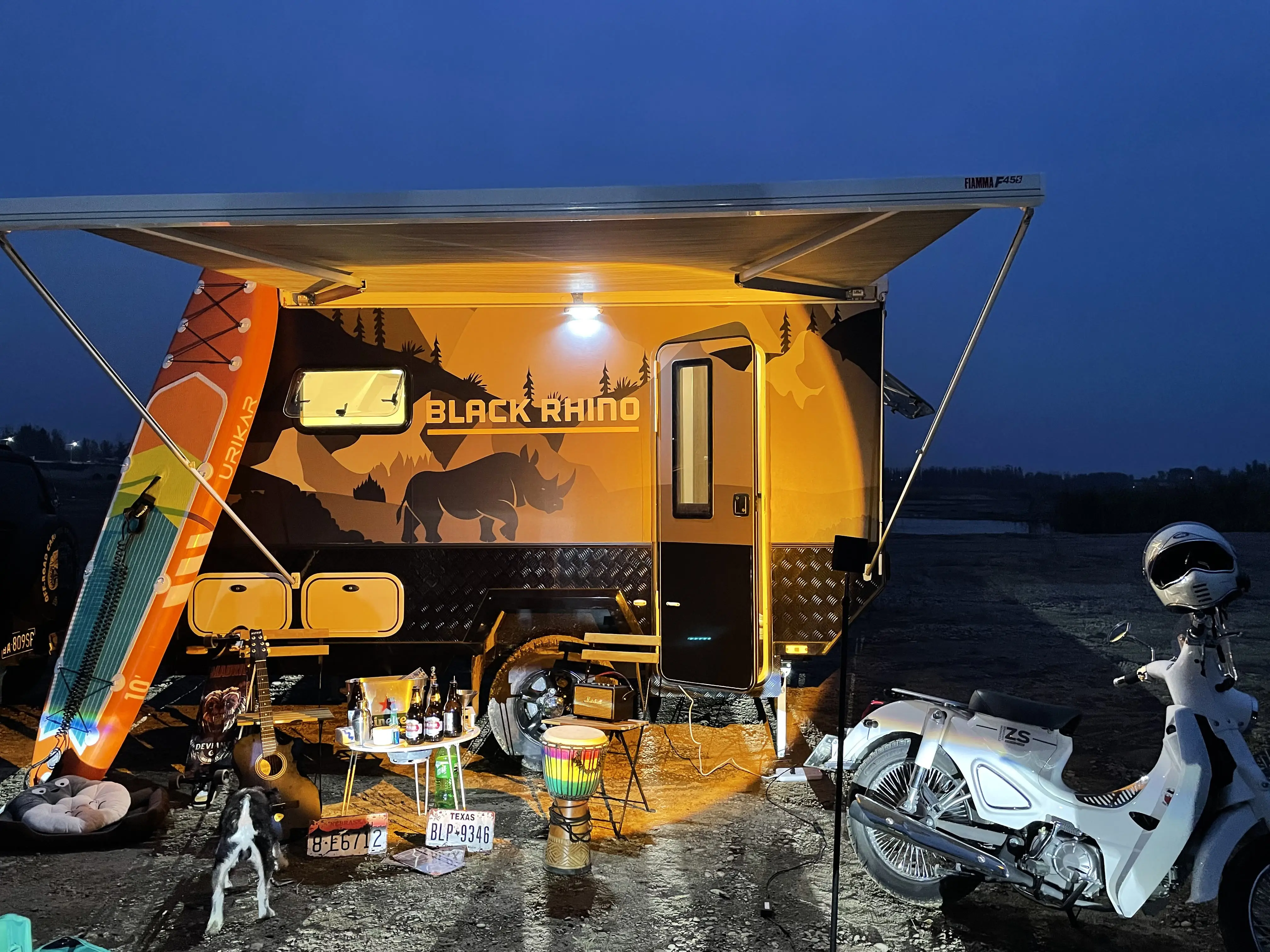 Mini Camper Travel Trailers Hybrid Motor Home Caravan House For Sale