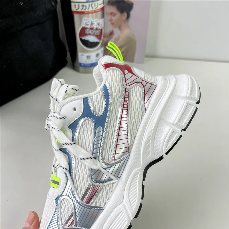 Scarpe chunky personalizzate mesh traspirante donna zapatos sport