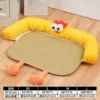 Alfombra refrescante para gatos con forma de pollito (extraíble y lavable)
