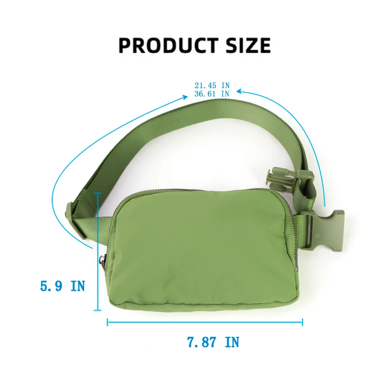 Lulu Belt Bag Women Waist Belt Bag Custom Lulu Fanny Pack Crossbody