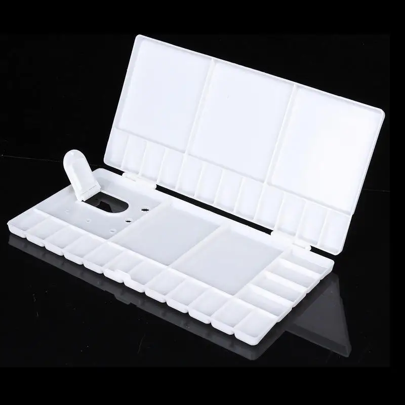 Art Supplies Flip Folding Drawing Tools Palette 33 Wells Watercolor for Oil