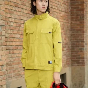 Long Sleeved Breathable Workwear Uniform Workshop Maintenance Worker Driver Jacket Pants Suit Work Uniform