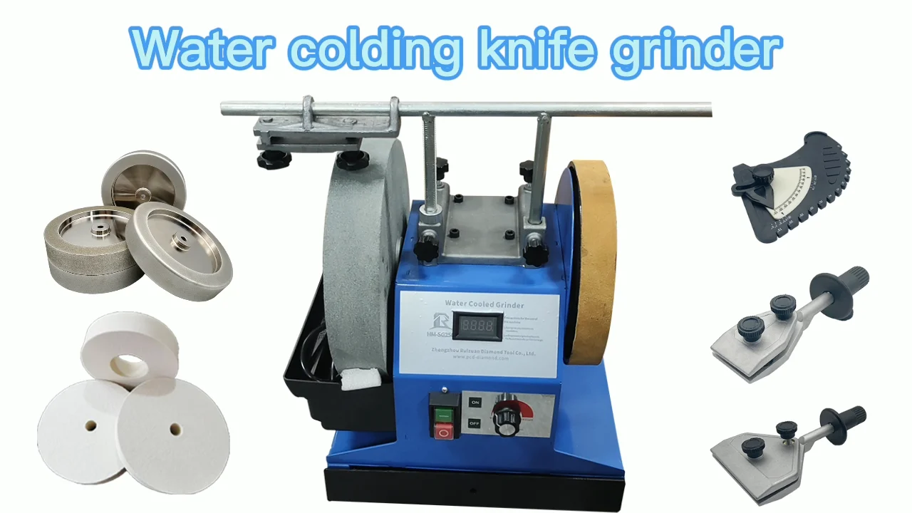 10 Inch Wheel Bench Grinder Sharpening Knives Water Cooled Grinders