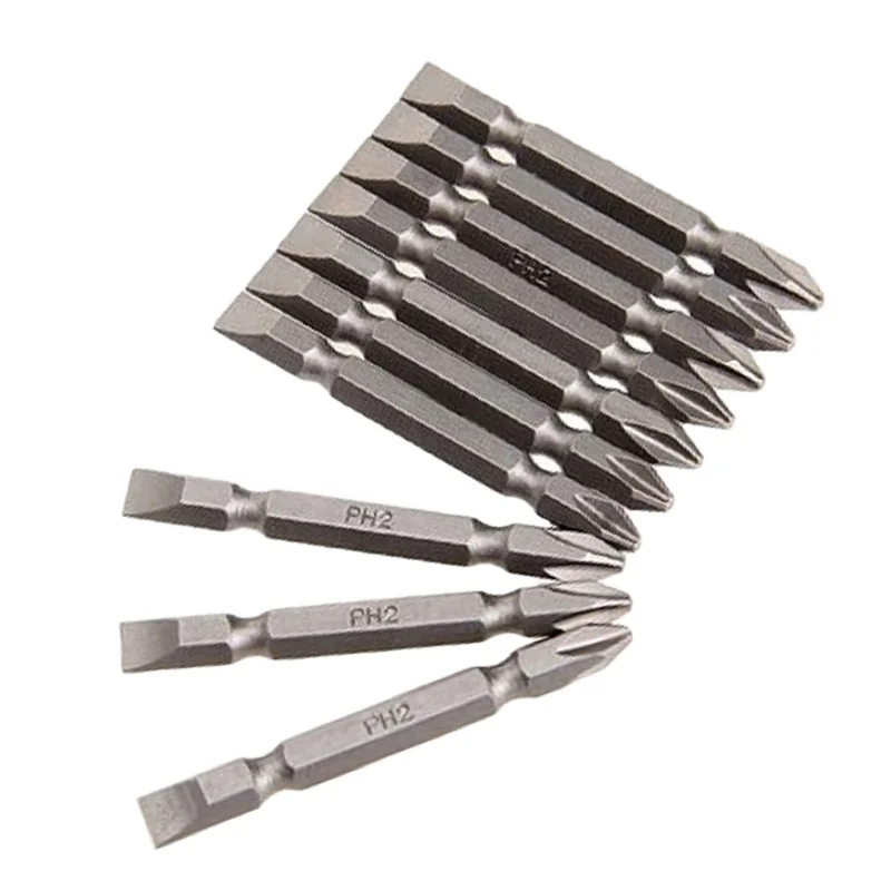 Industrial Double-Ended Philips Screwdriver with Multi-Bit Steel Handle Customizable OEM Support