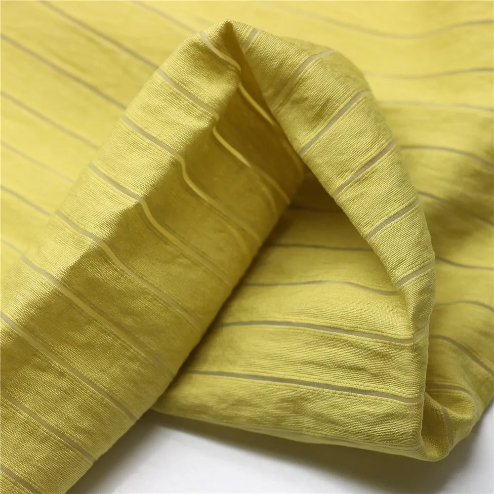 Лидер продаж, плетеная малайзийская вискозная нейлоновая дышащая полосатая ткань 100 г/м2 для рубашек