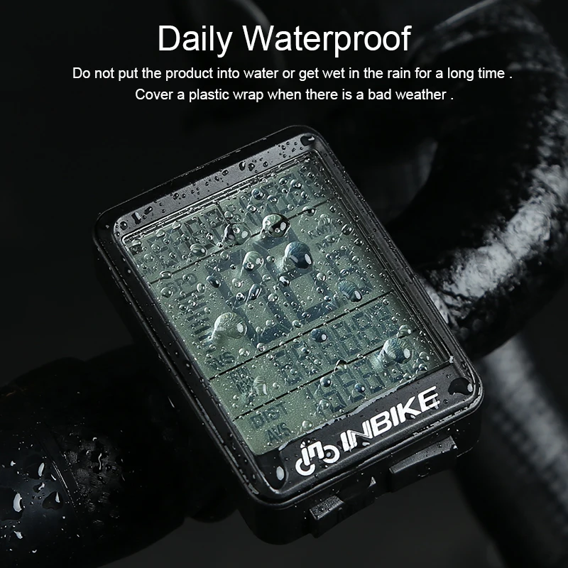 INBIKE беспроводной водонепроницаемый велосипедный одометр аксессуары дорожный велосипед спидометр компьютеры компьютер