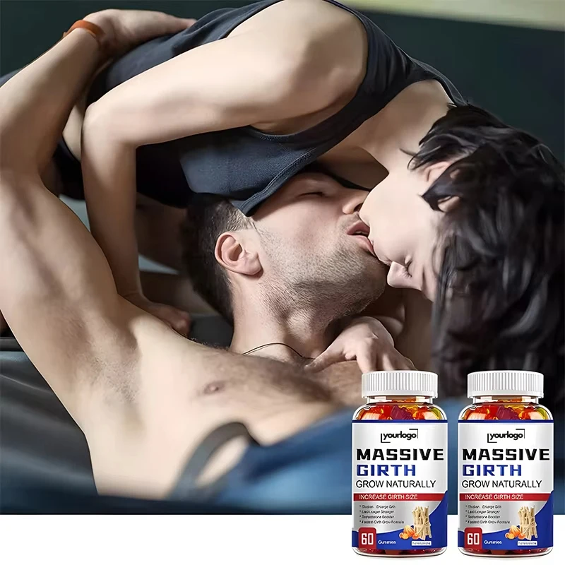 Private Label Ashwagandha Root Extract Gummies for Adult Male Enhancement Naturally Grow Energy and Girth