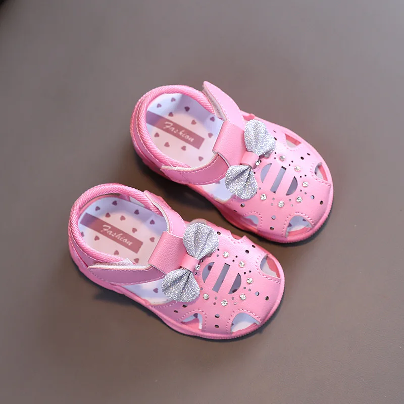 Baby Sandals Comfortable The New Baby Baby Girl Baby Boy SummerSoft  BottomBaotou Anti-kick Toddler Shoes Kindergarten Baby Shoes