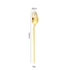 Gold fork