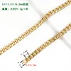 3x12.5x16.5mm gold-plated aluminum chain G125-001