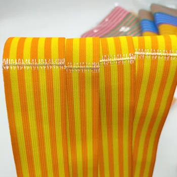 Wholesale Jacquard Elastic Band Custom Private Label Nylon for Clothing Bags Shoes 5mm Width Woven Technique for Home Textiles