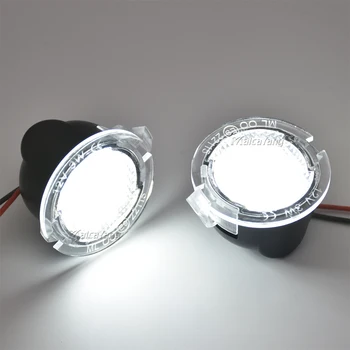 Phares De Rétroviseur LED Blanc Brillant – Pour Edge, Mondeo, Fusion, Explorer, Taurus Et Autres Modèles Ford