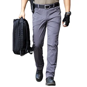 Summer Quick-Dry Lightweight Long Pants Factory Wholesale With Elasticity Scratch-Resistant Tactical Pants for Men