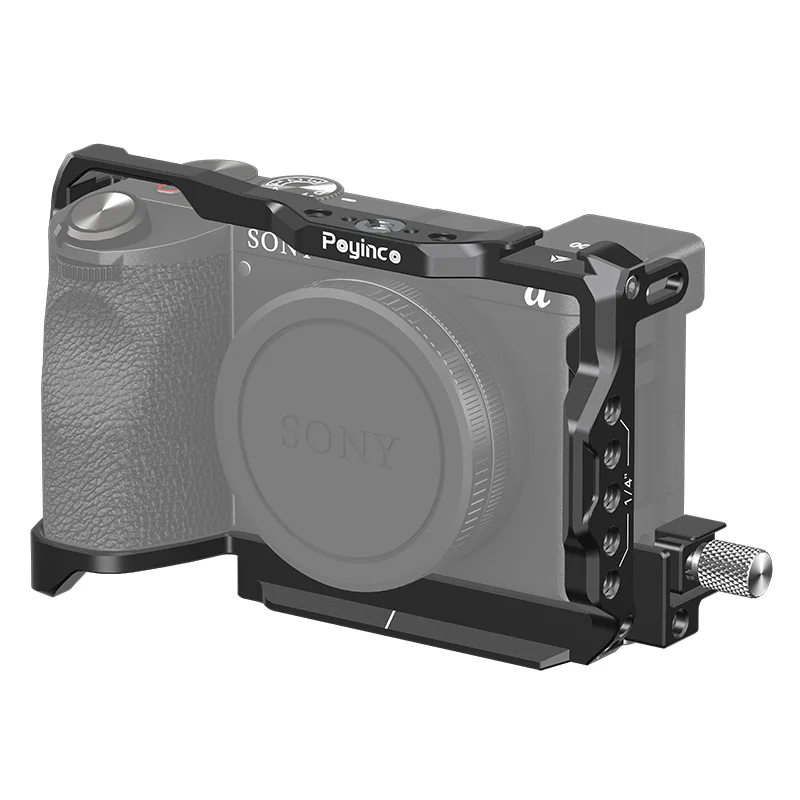 Aluminiumlegeret kamerakage til film- og videoproduktion til Sony A6700-kamera