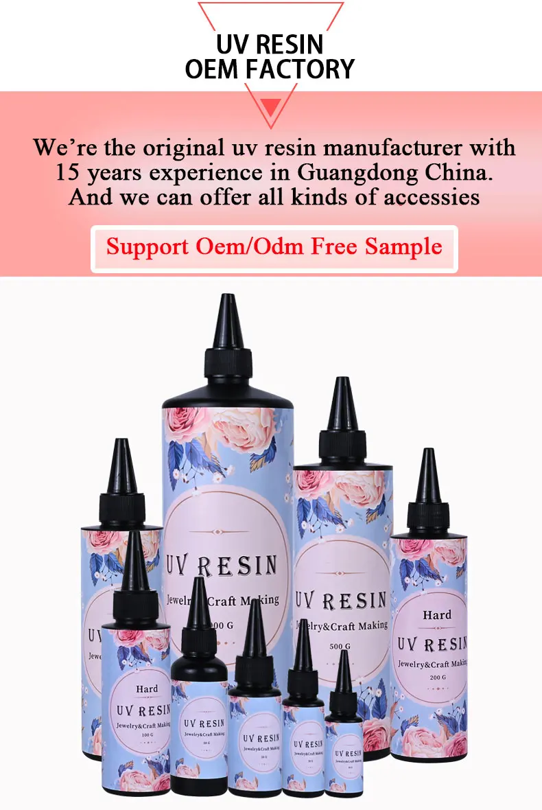 Wholesale Uv Curing Resin 15g 30g 50g 60g 100g 200g 250g 500g 1000g