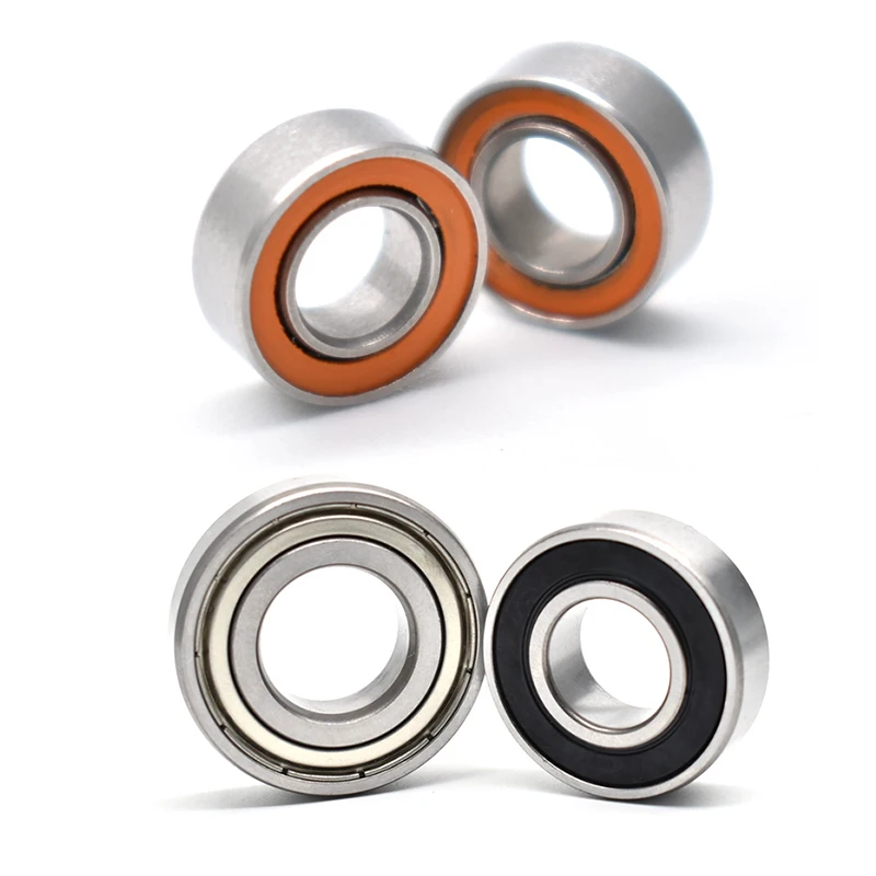 HP Reel Bearings Ceramic Hybrid ABEC 7 Set Of 2 - Size 3x10x4mm, No Shields, For Fishing Reels & More
