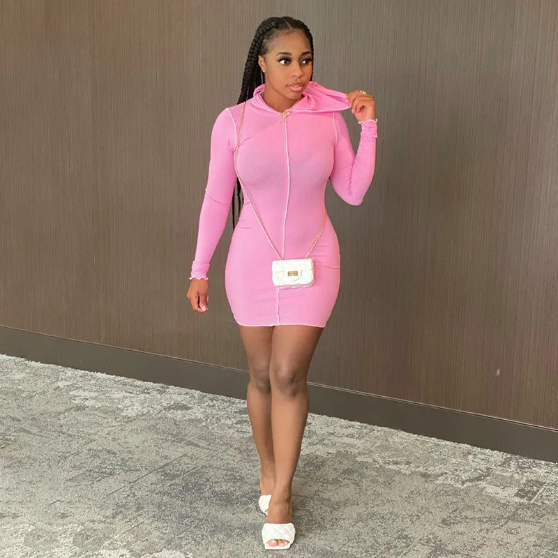 long sleeve patchwork dress