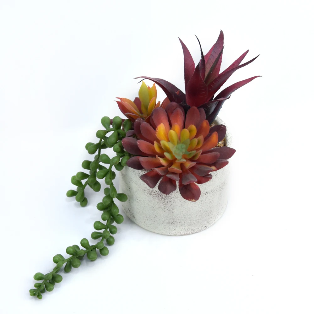 Высококачественное украшение интерьера маленькое искусственное растение Искусственные Горшечные растения бонсай