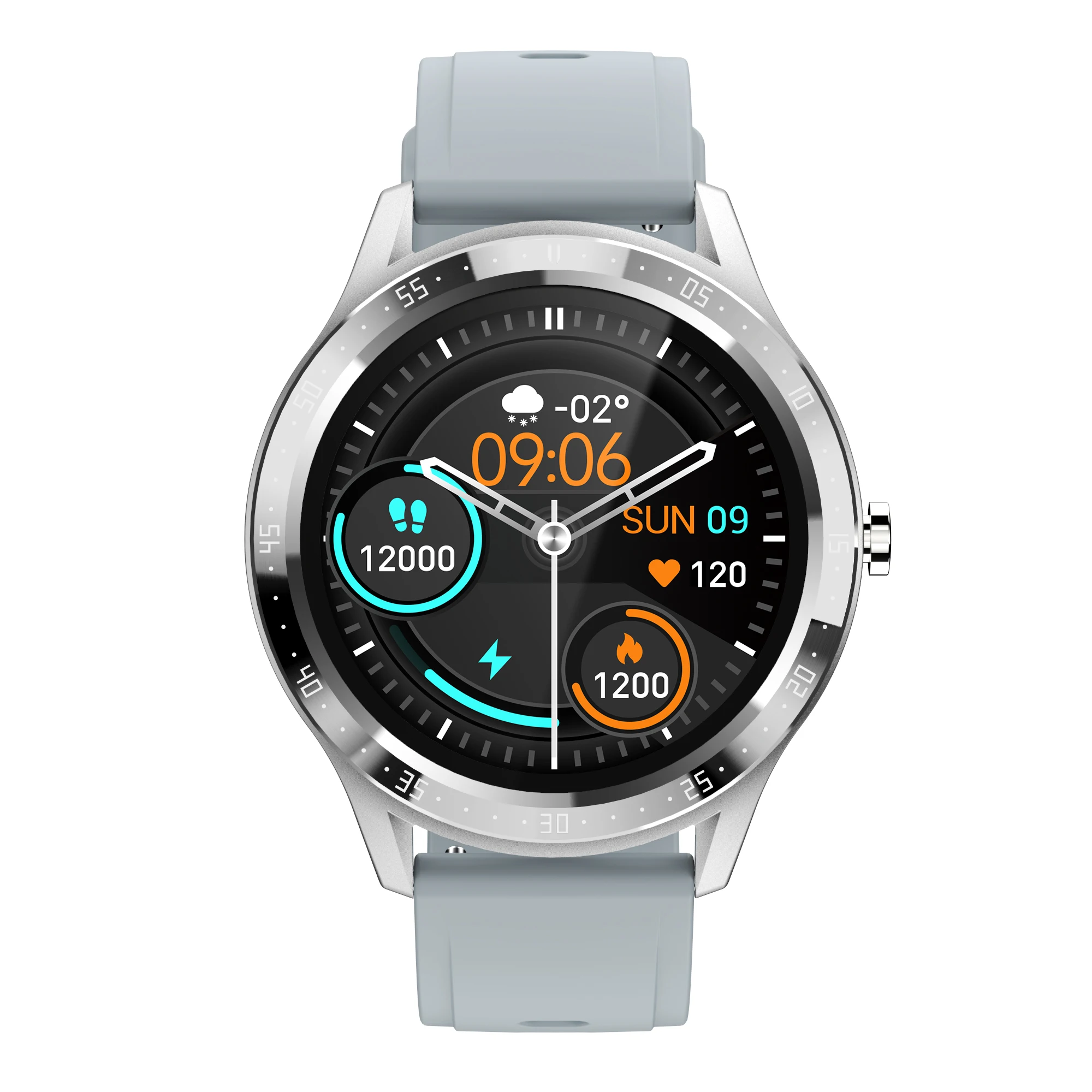 Reloj inteligente redondo para hombre y mujer, pulsera resistente al agua  para Android e IOS, rastreador de Fitness, marca Trosmart S32