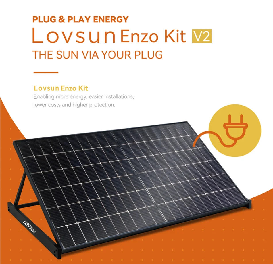 Eu Warehouse Balcony Solar System Set Easy Solar Kit Complete 800w ...