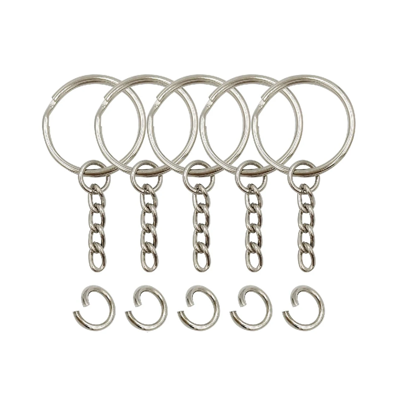 Individuell gestalteter 30-mm-Schlüsselanhänger mit Stanzdruck, personalisierte runde Eisenbeschläge für Schlüssel_voghion.com