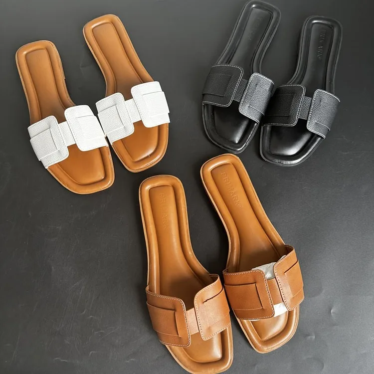 Buckle Sandals John Lewis Sandals Flat Men Shoes Men's Leather