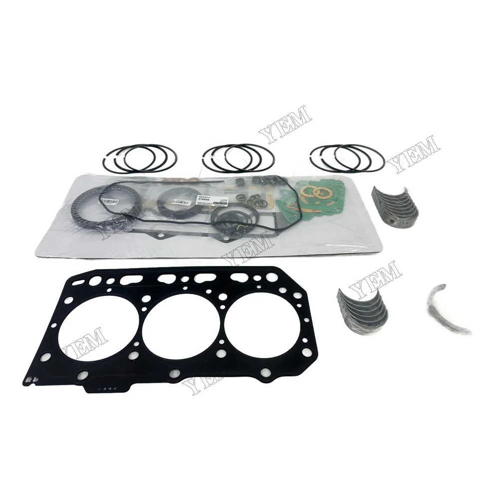 For Yanmar 3TNV88 Overhaul Re-ring Kit Repair Part Gasket Piston Set