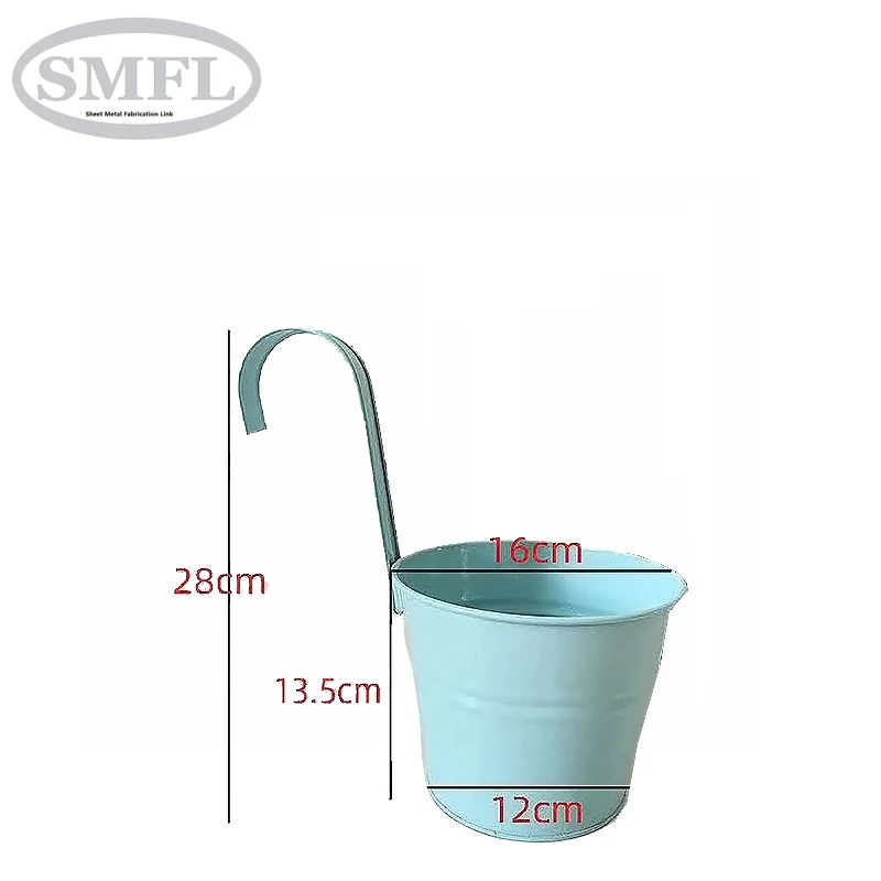 Smfl Logam Galvanis Bubuk Lukisan Rumah Bunga Keranjang - Buy Baja Ember  Bunga Ember Logam Ember Es Dengan Pegangan Product On Alibaba.com