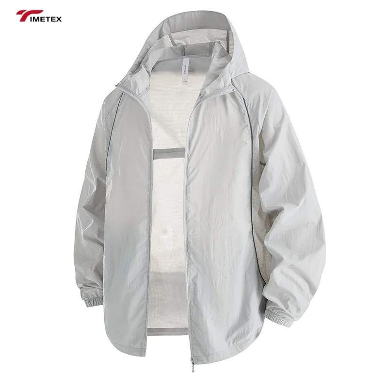 TIMETEX UPF50+  OEM Best Quality Anti-UV Sunscreen Clothing Hot  Slim-fit Polyester Sun Protective Fishing Shirts