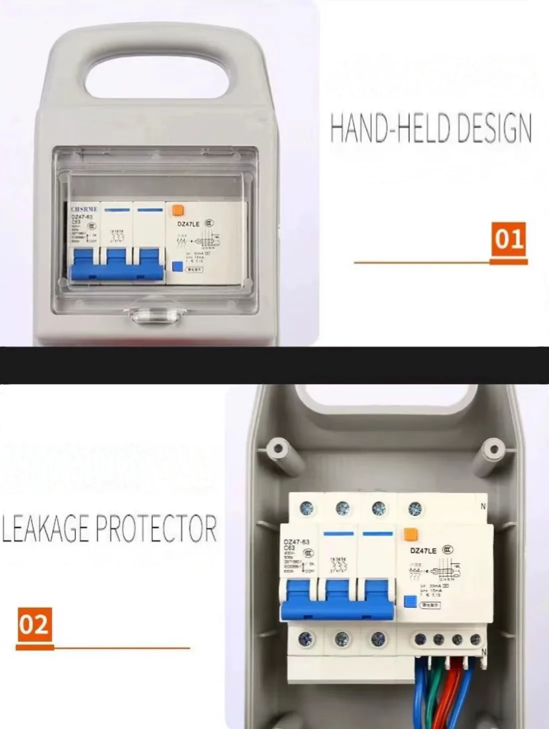 Protobal Power Socket Customize Portable Power Socket Distribution Box with Industrial Plug