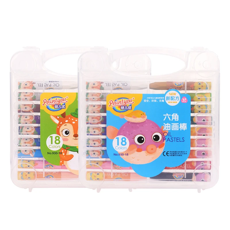 Краска для детей рисование не токсичные художественные принадлежности пластиковый карандаш школьные инструменты письма шестигранные масляные пастельные палочки