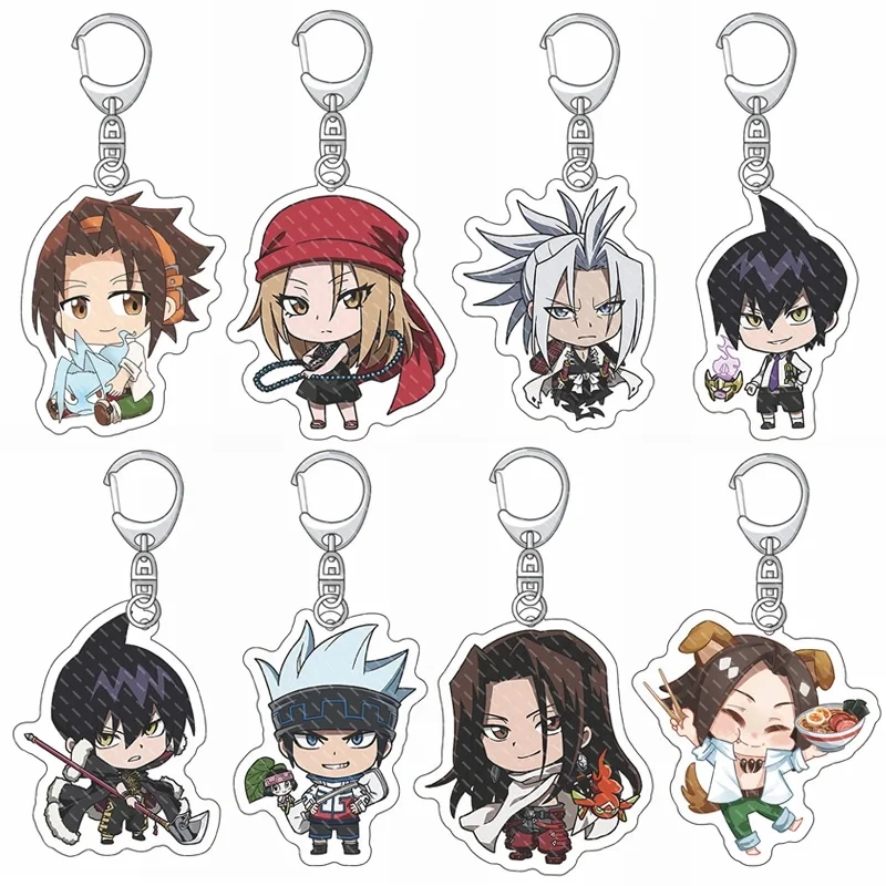 送料無料の商品 Keychain Acrylic King Shaman Anime - Anna Kyoyama & Asakura Yoh Bags&Wallets