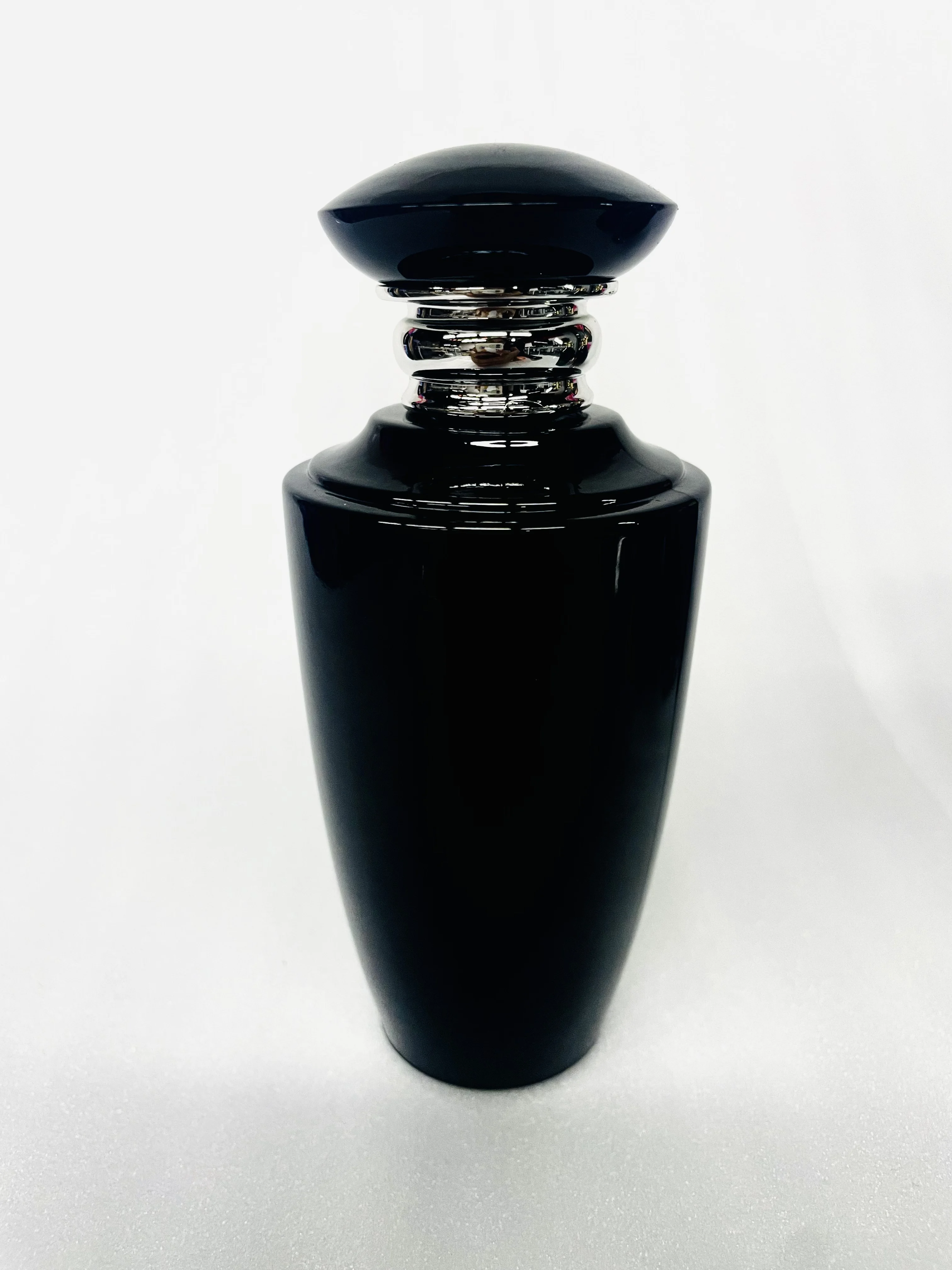 In Stock Black Clear Square Glass Perfume Bottle 100ml Matte Spray Bottles Luxury Beautiful