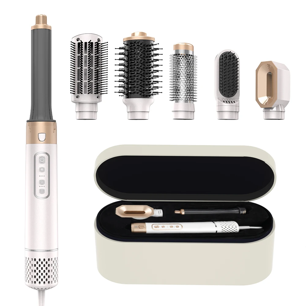 5 in One High Speed air Styler Cold and One Step Hair Dryer Hot air Blower Styler and Hot air Styler and Rotating