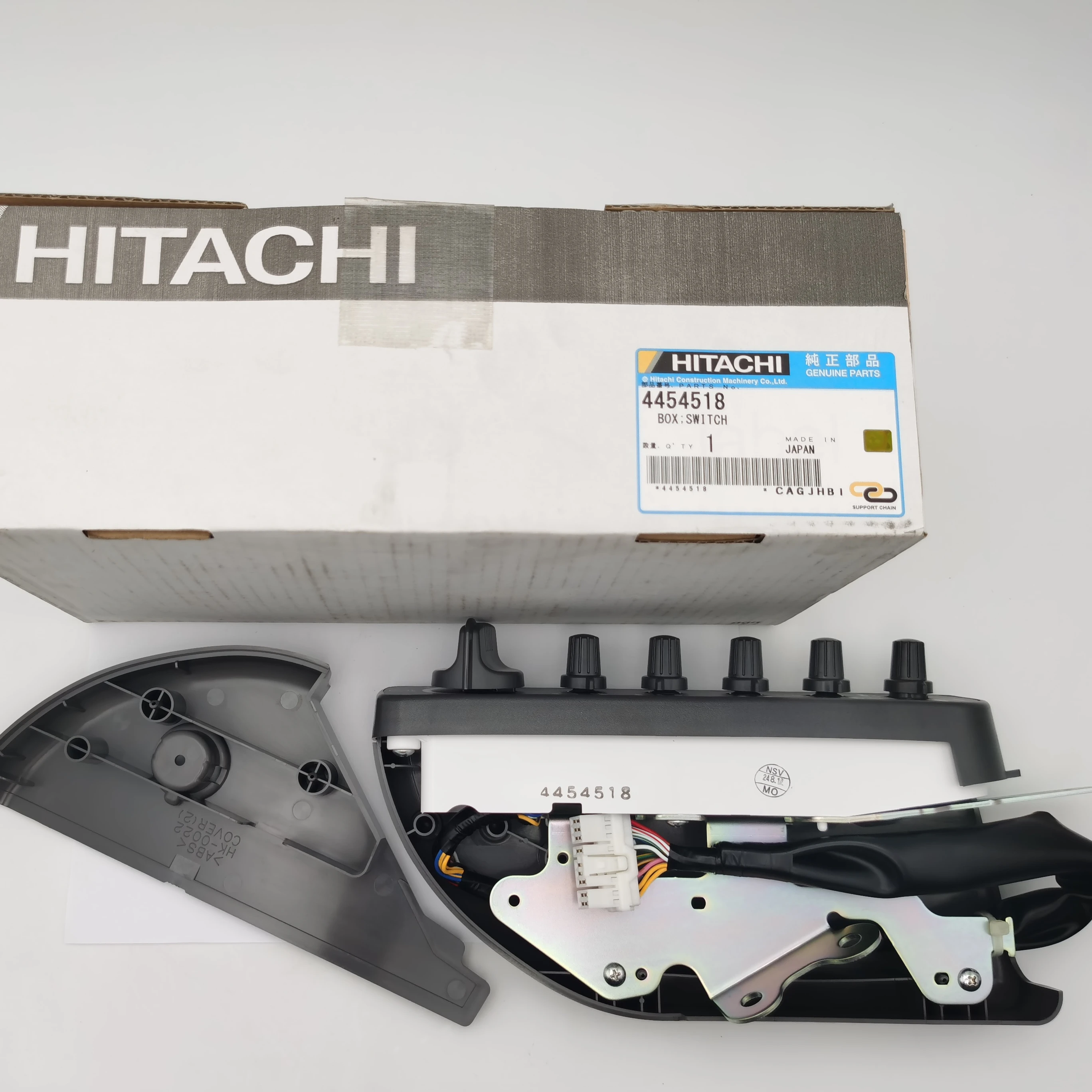 Original Hitachi Excavator Control Switch Box Panel 4454518 for