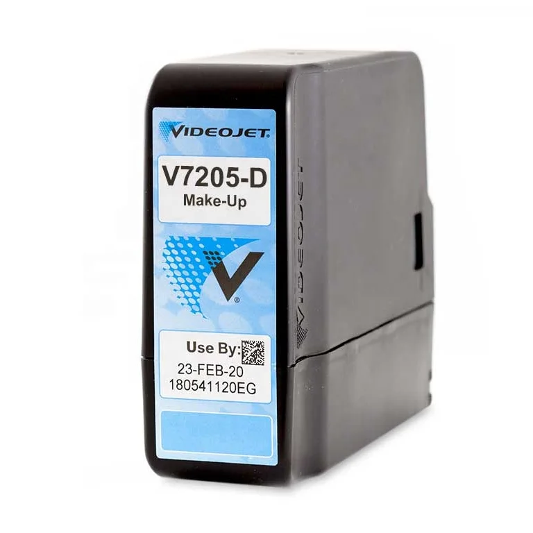 Original V7205d Videojet Maquiagem Solvente Fluido Trabalhando Com