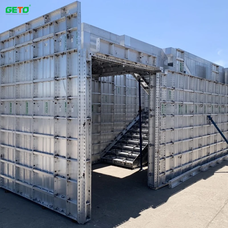 Modern Design Aluminium Formwork Panel for Building Concrete Retaining Wall Prefabricated Retaining Walls for Villa Construction