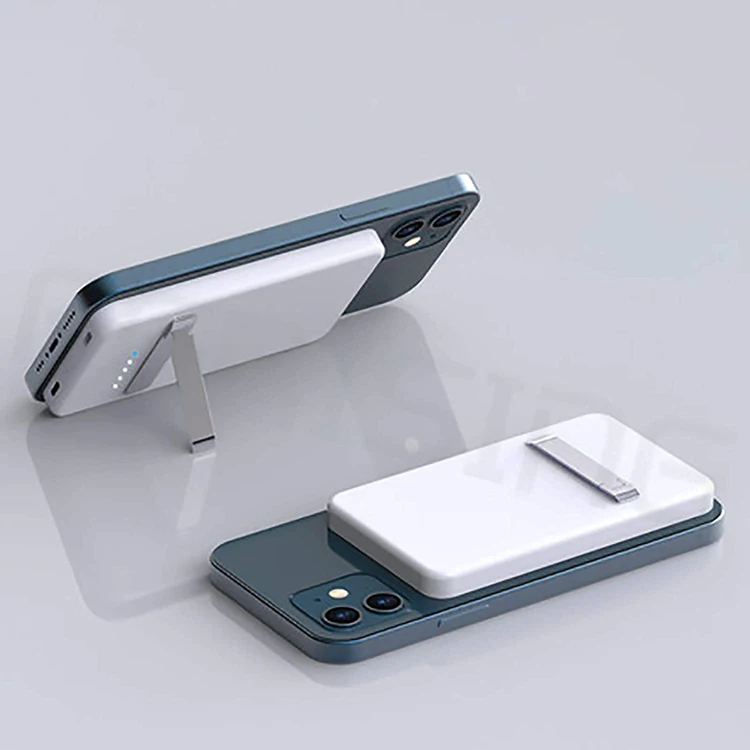 For magnetic Charge Mini Qi Charger 5000mah Powerbank Multi 15W OEM Magnetic Wireless Power Bank for Phone 12